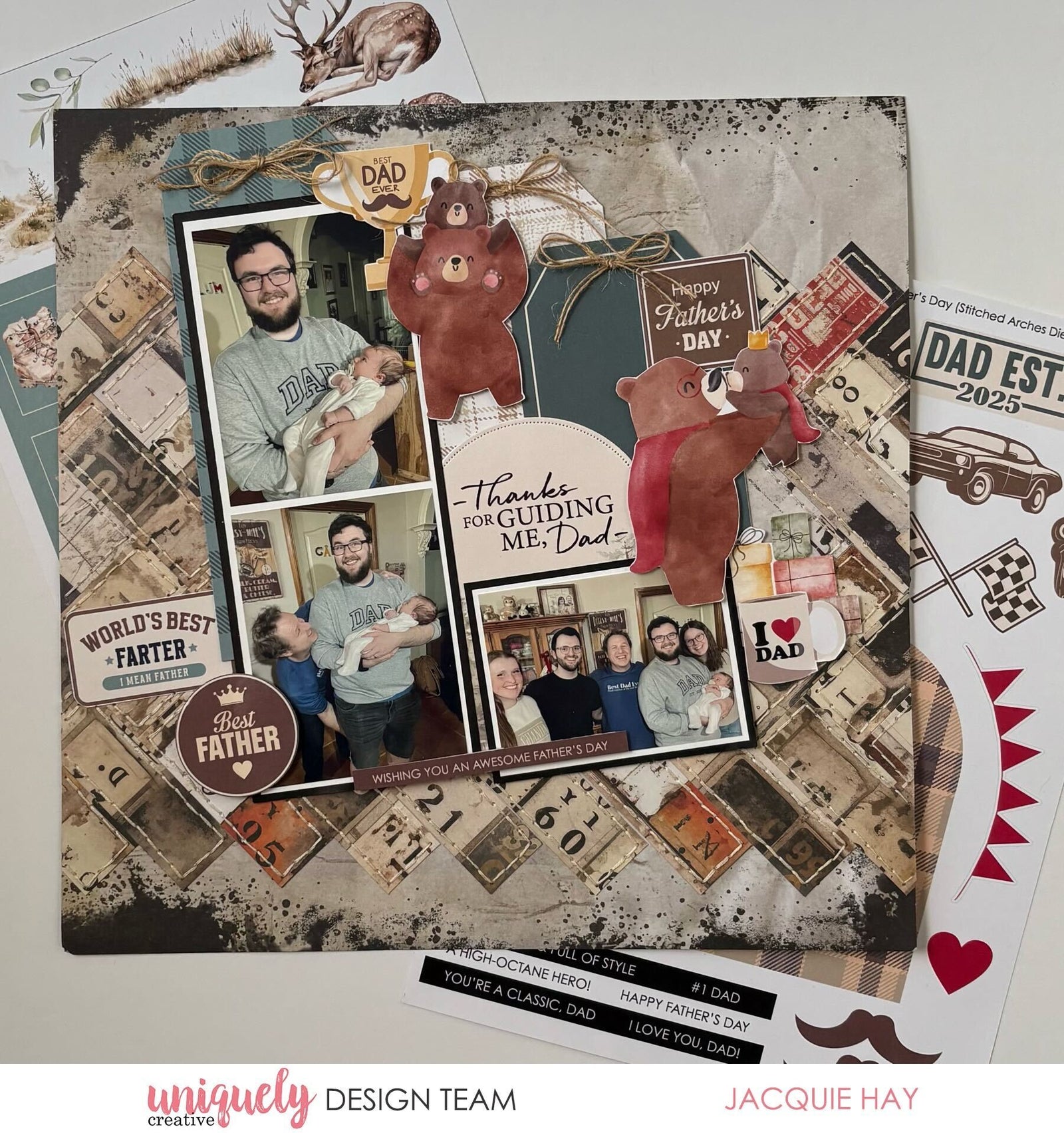 FATHER'S DAY LAYOUT - JACQUIE HAY