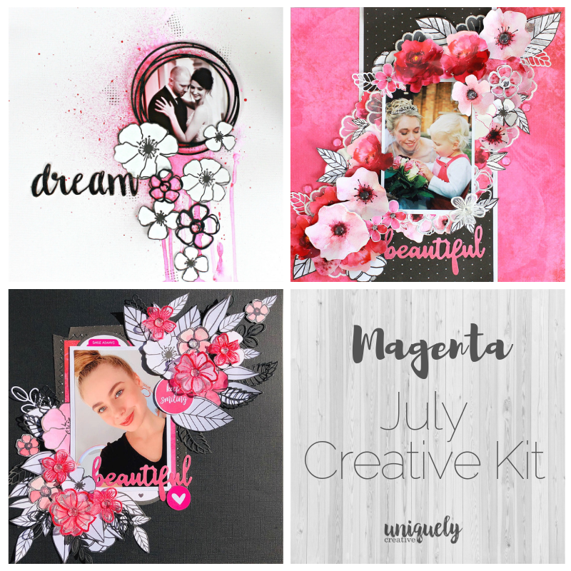 Magenta Creative Kit Scrapbooking Ideas
