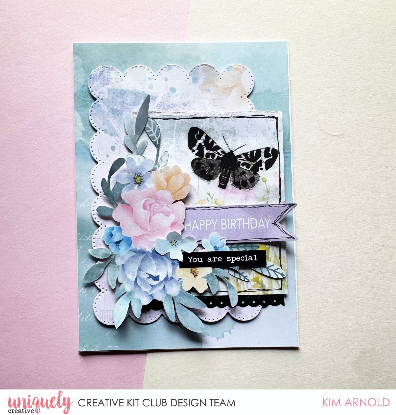 HAPPY BIRTHDAY CARD TUTORIAL - KIM ARNOLD