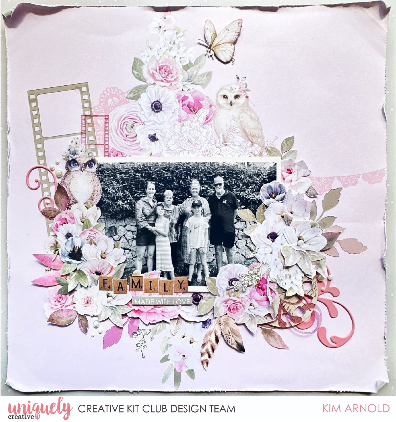 FAMILY LAYOUT TUTORIAL - KIM ARNOLD