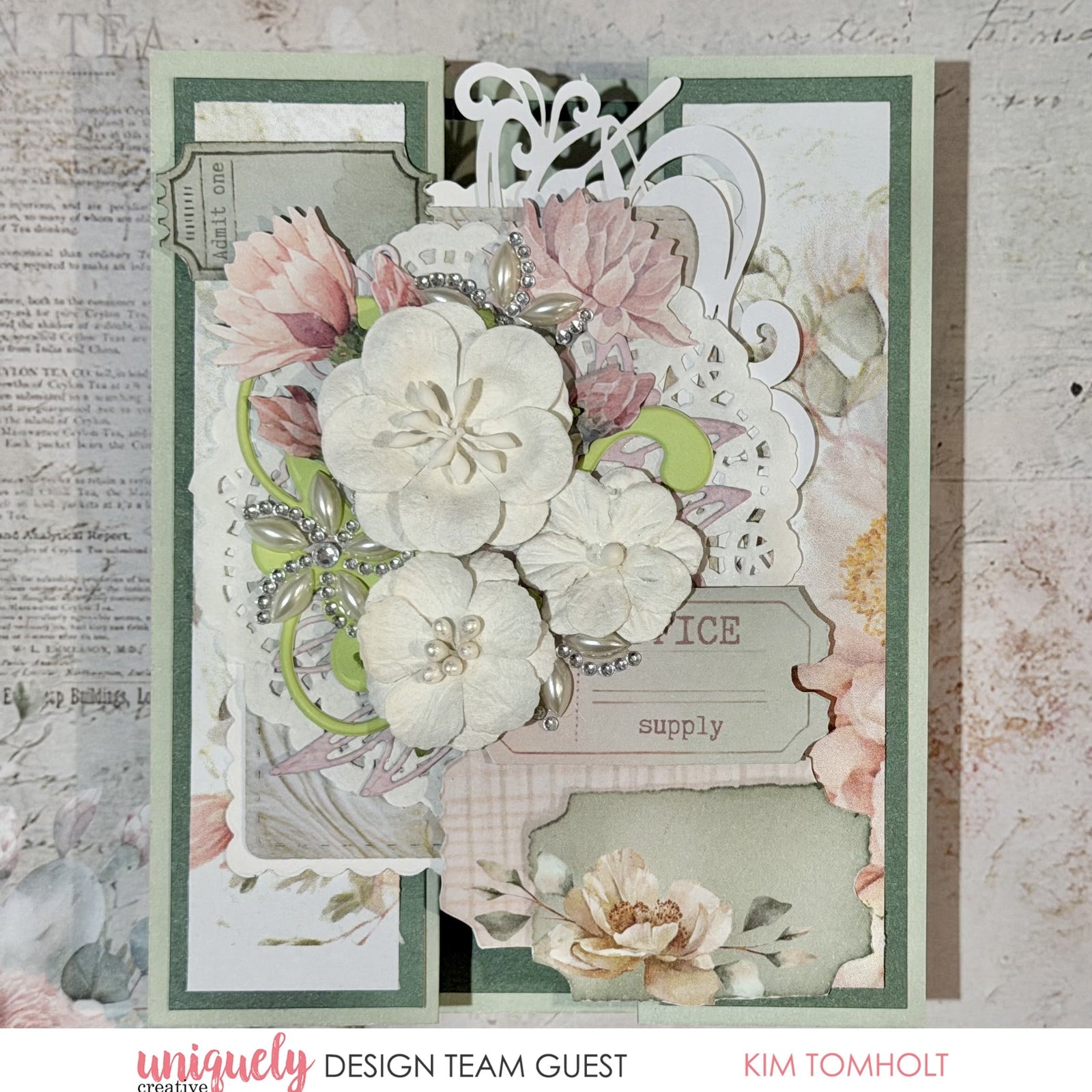 FUN FOLDED CARD - KIM TOMHOLT