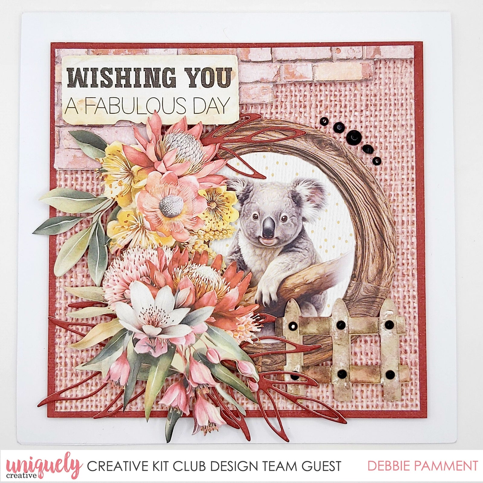 KOALA BIRTHDAY CARD - DEBBIE PAMMENT