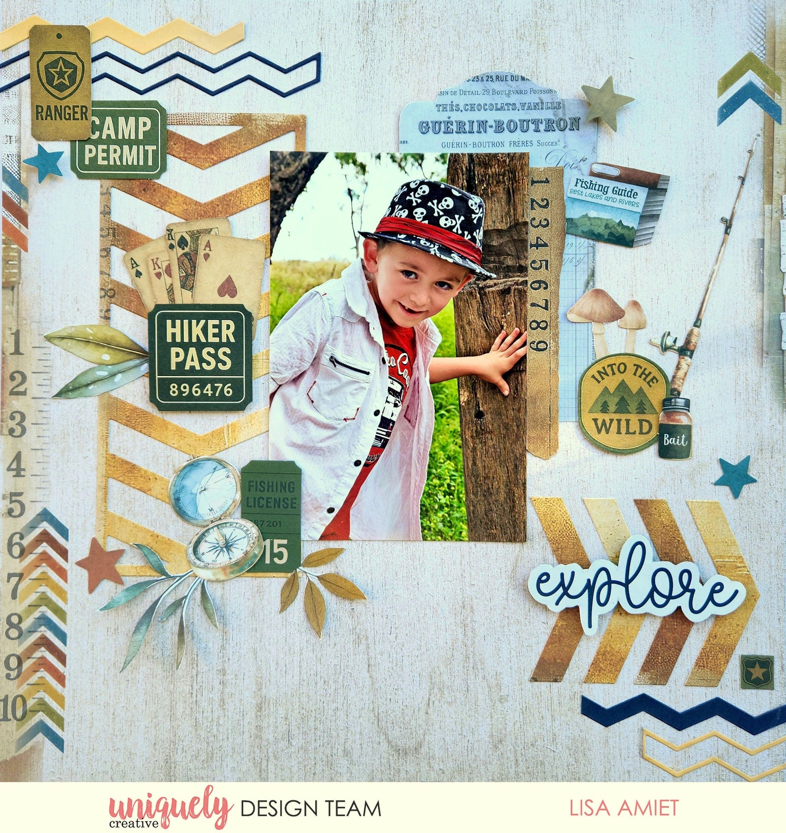 EXPLORE LAYOUT TUTORIAL - LISA AMIET