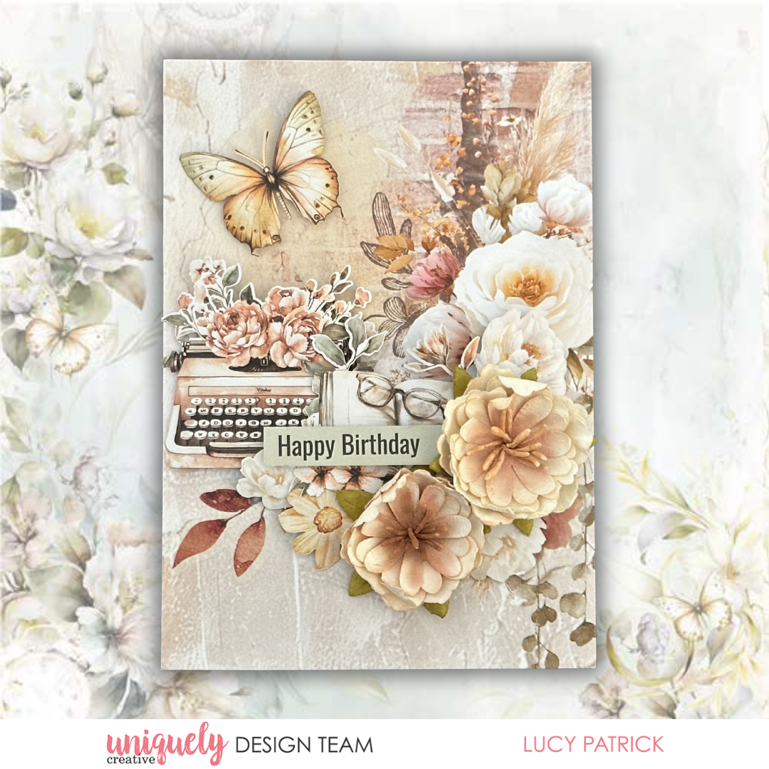 HAPPY BIRTHDAY CARD TUTORIAL - LUCY PATRICK