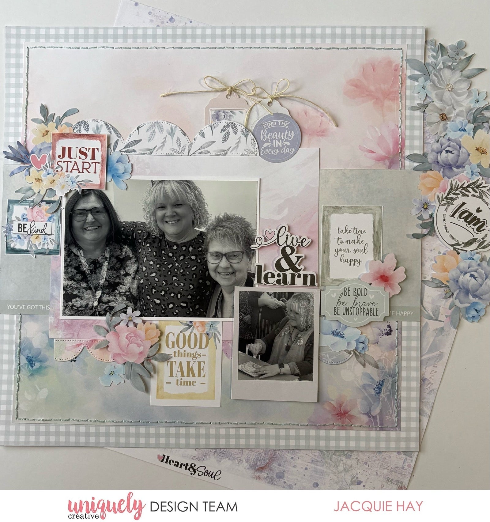 LIVE & LEARN LAYOUT - JACQUIE HAY