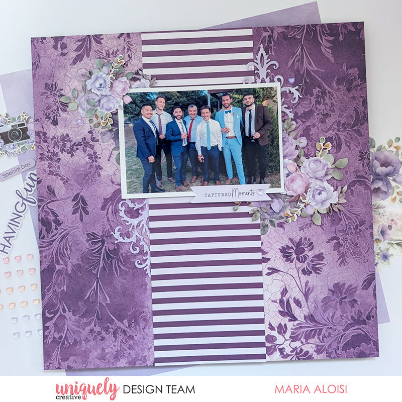 CAPTURED MOMENTS LAYOUT TUTORIAL - MARIA ALOISI