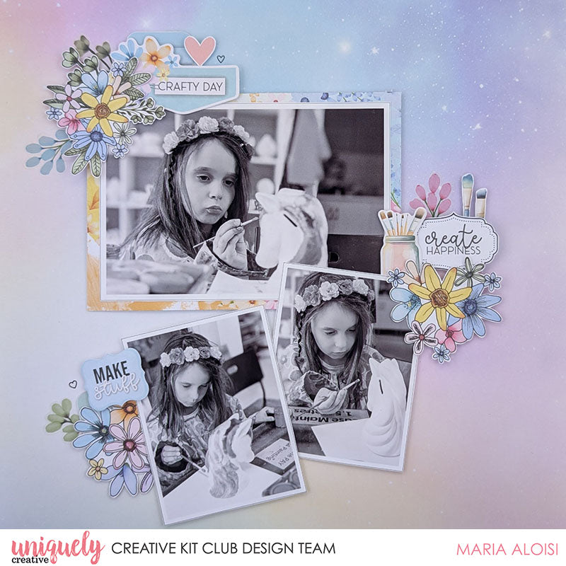 CRAFTY DAY LAYOUT TUTORIAL - MARIA ALOISI