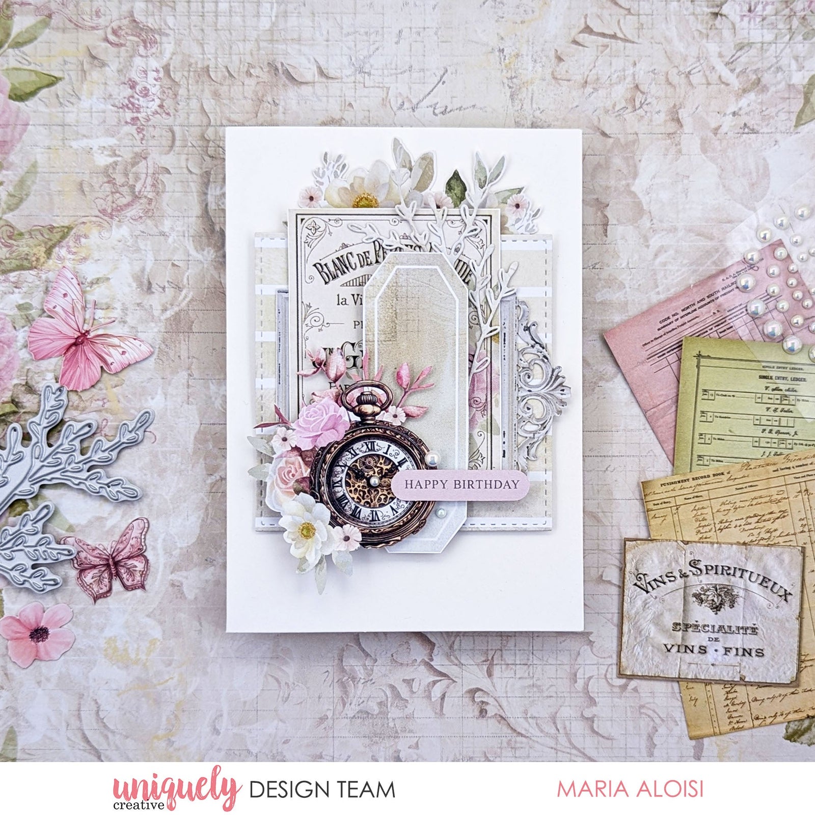 HAPPY BIRTHDAY CARD TUTORIAL - MARIA ALOISI