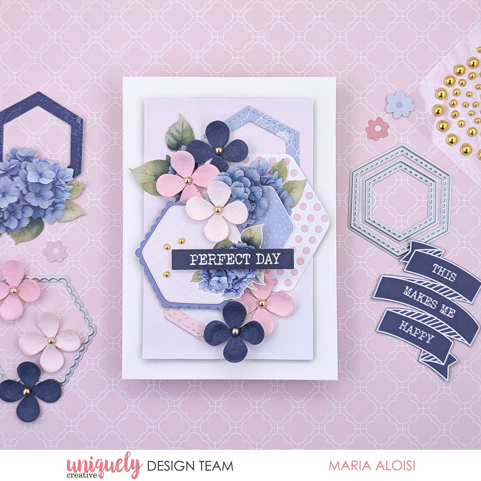 PERFECT DAY CARD TUTORIAL - MARIA ALOISI