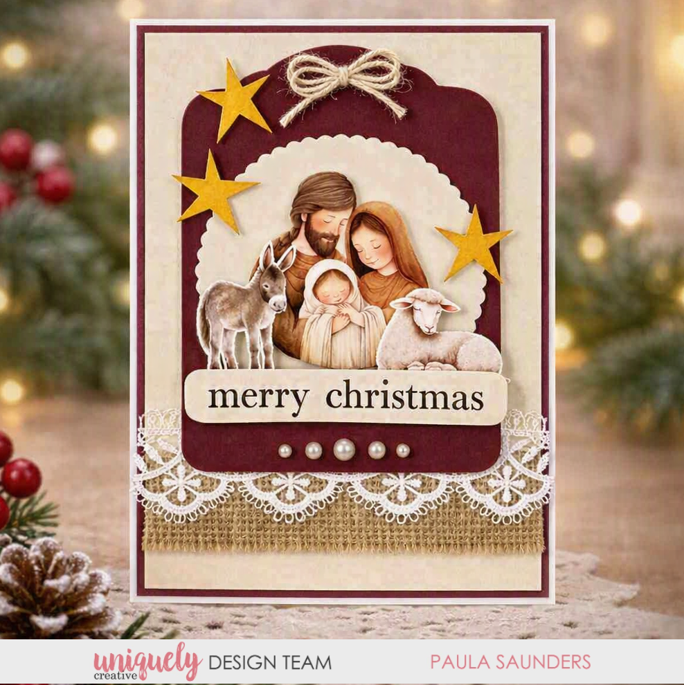 MERRY CHRISTMAS CARD - PAULA SAUNDERS