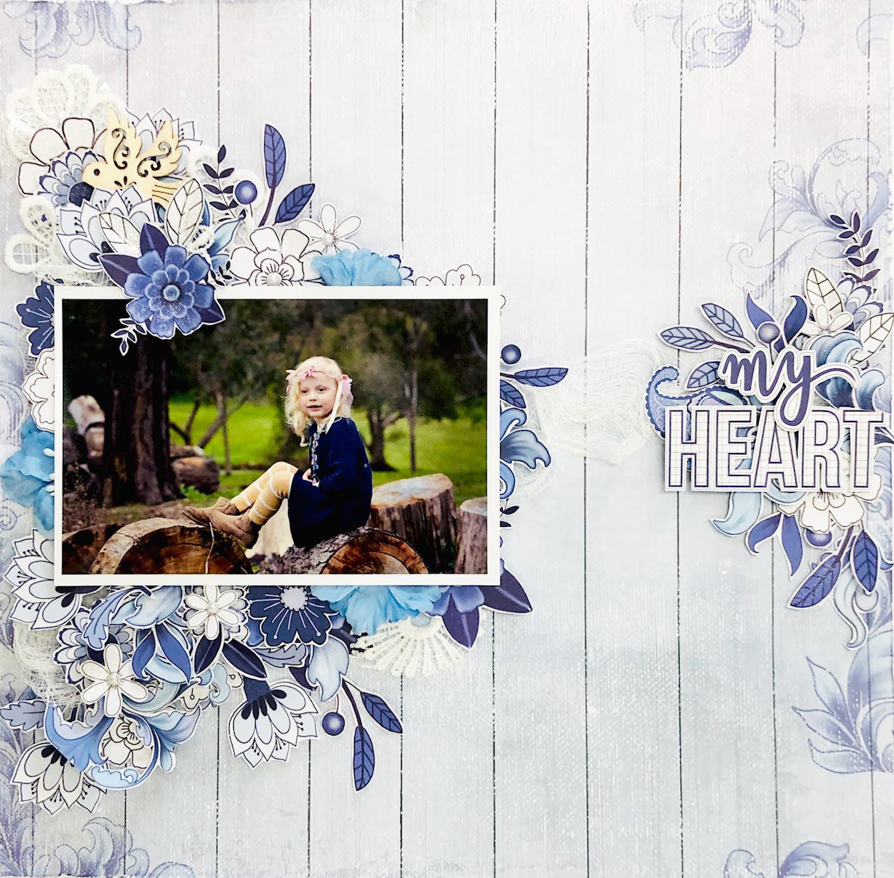 My Heart Layout Tutorial - Tracey Schulz