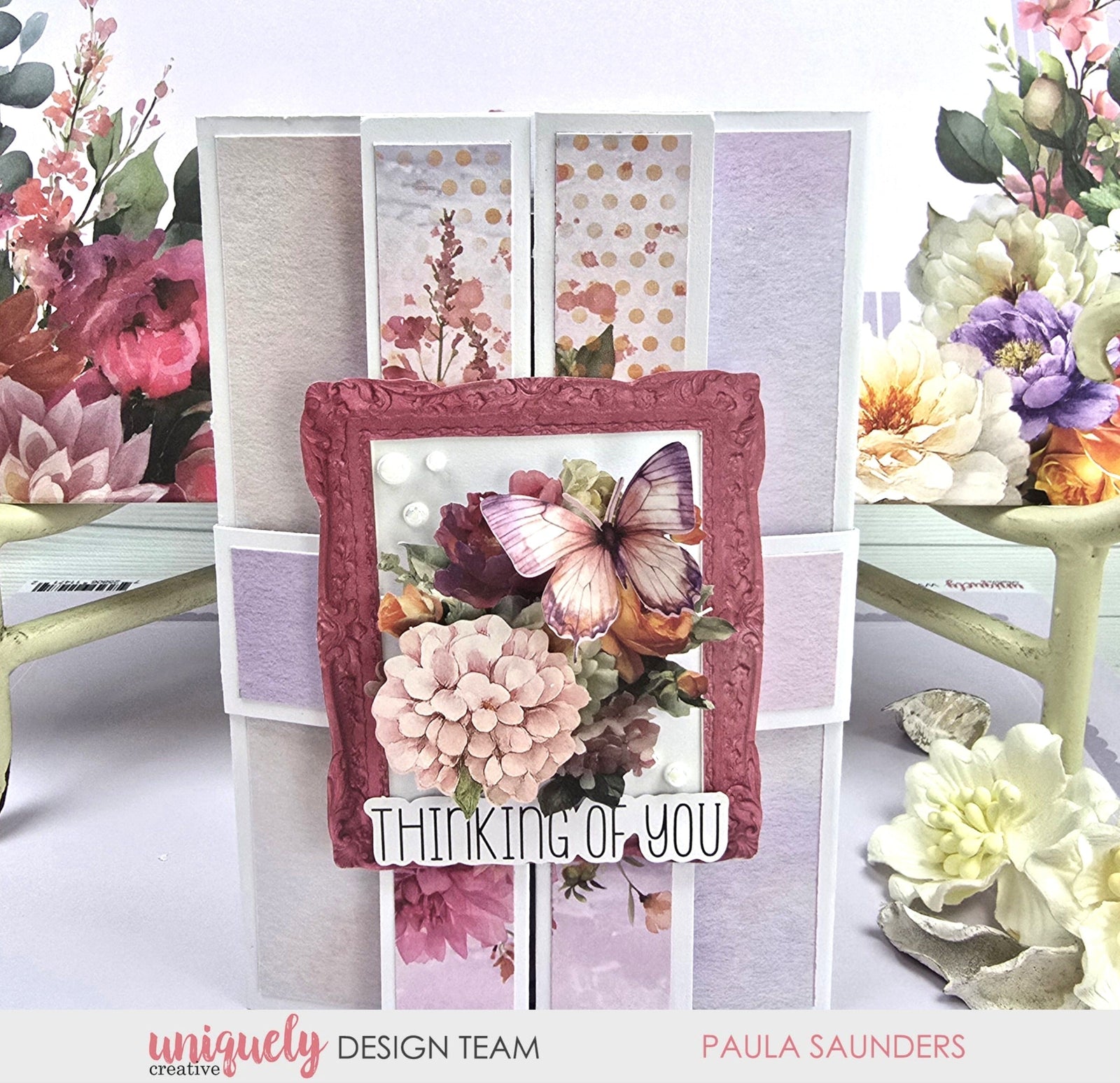 POP OUT BELLY BAND CARD TUTORIAL - PAULA SAUNDERS