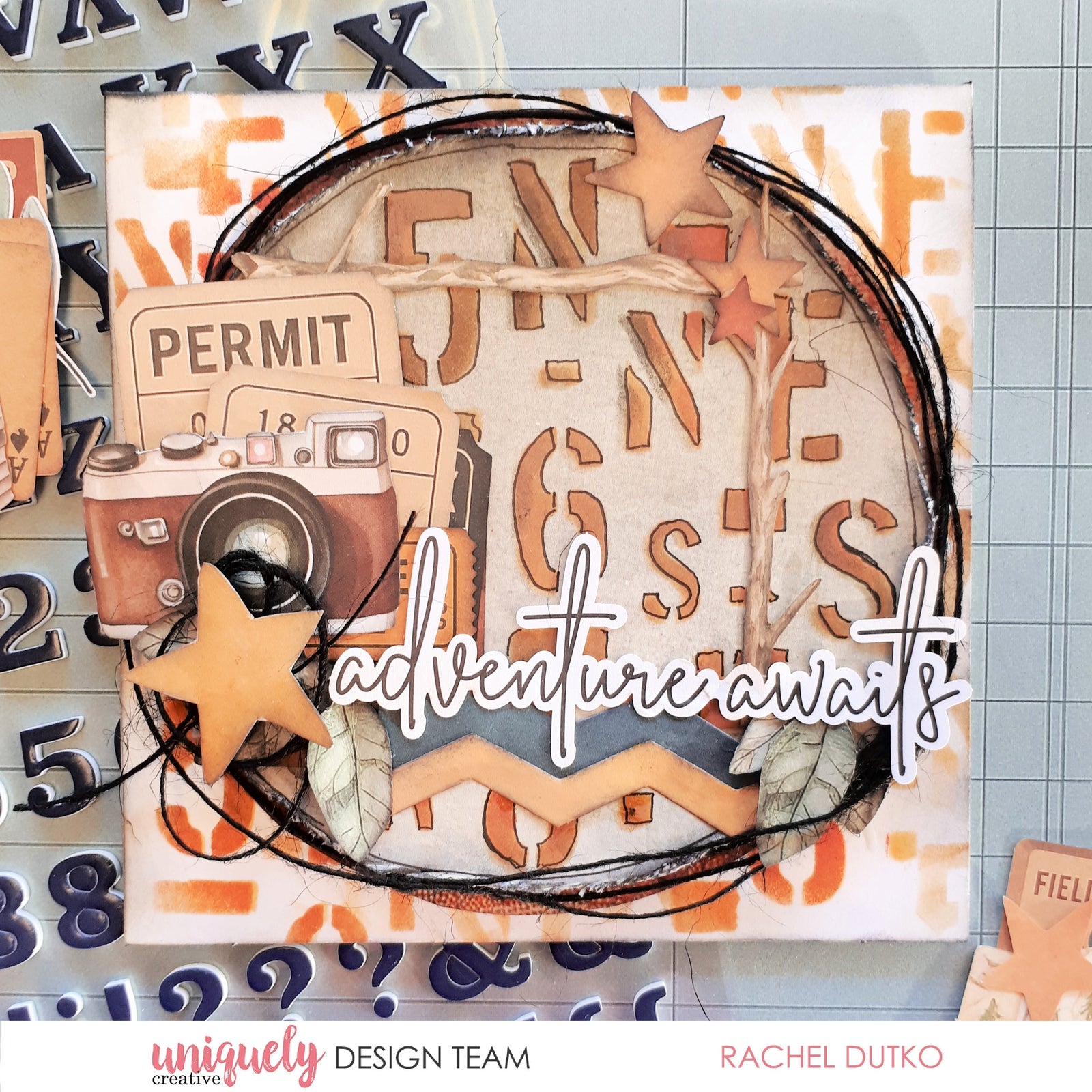 ADVENTURE AWAITS CARD - RACHEL DUTKO