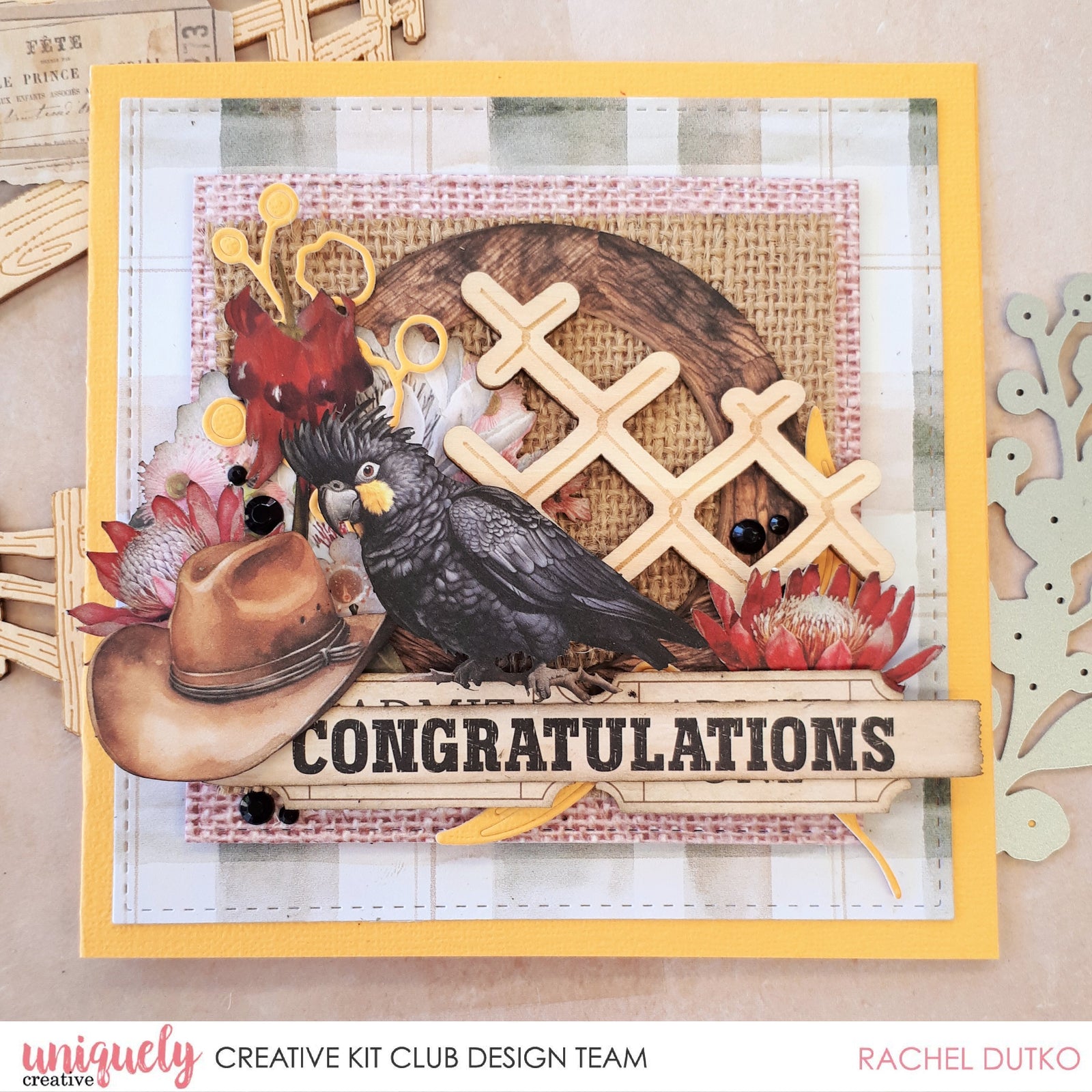 CONGRATULATIONS CARD - RACHEL DUTKO