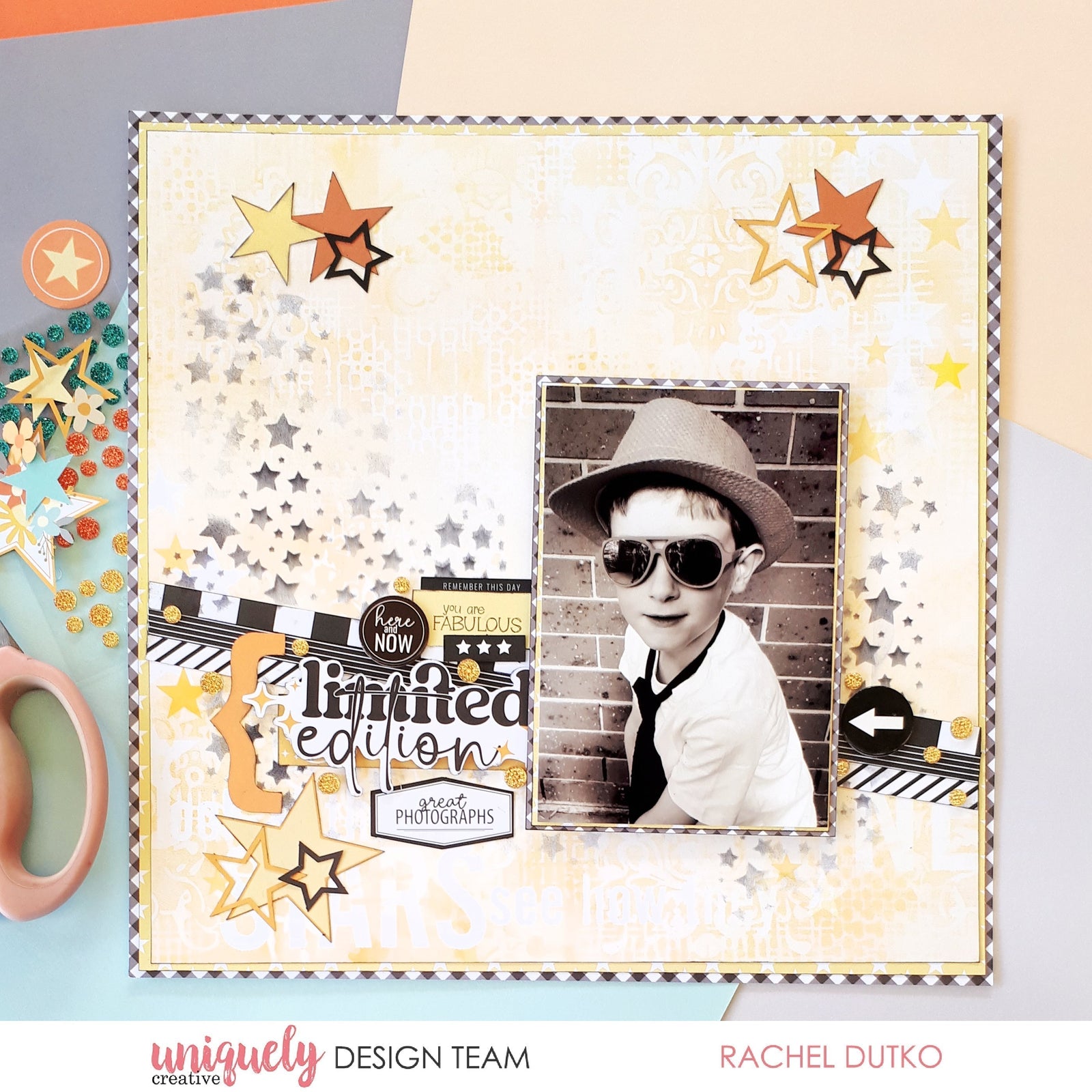 LIMITED EDITION LAYOUT TUTORIAL - RACHEL DUTKO