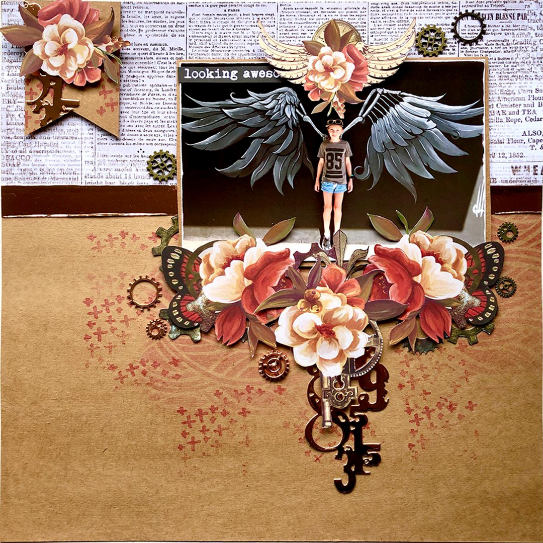 Looking Awesome Layout - Yvette Fanciulli