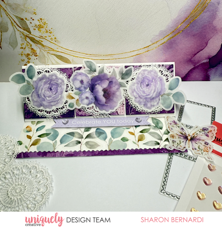 CELEBRATE YOU CARD TUTORIAL - SHARON BERNARDI