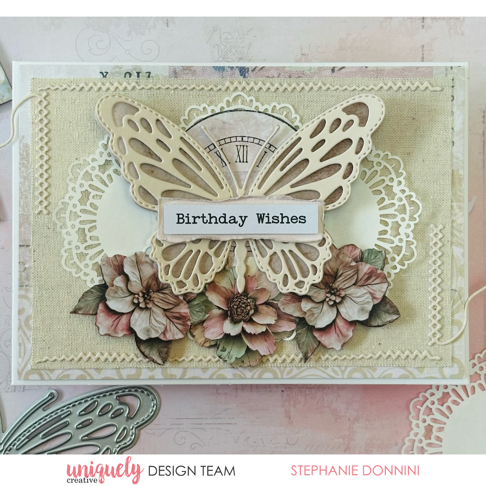 BIRTHDAY WISHES CARD TUTORIAL - STEPHANIE DONNINI