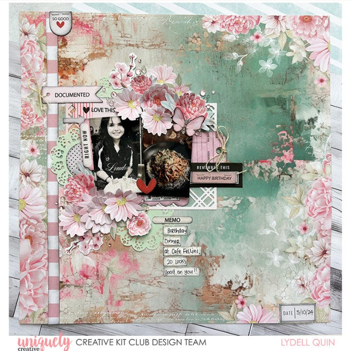 BIRTHDAY MEMORIES LAYOUT - LYDELL QUIN