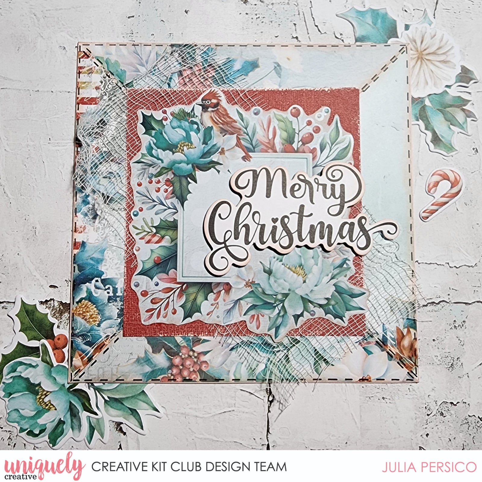 STITCHED WITH LOVE CARD TUTORIAL - JULIA PERSICO