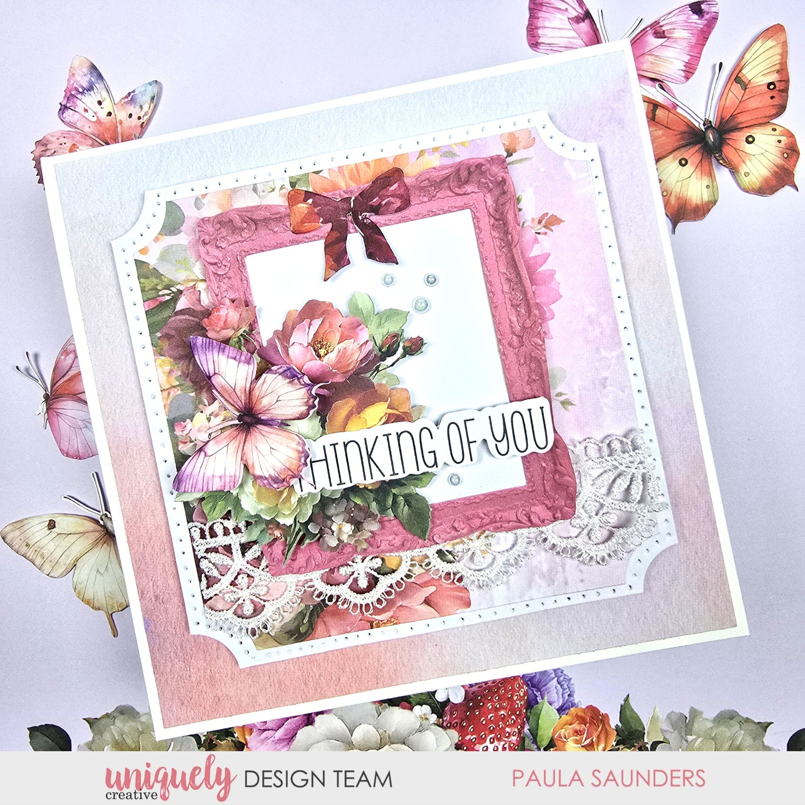 THINKING OF YOU CARD - PAULA SAUNDERS