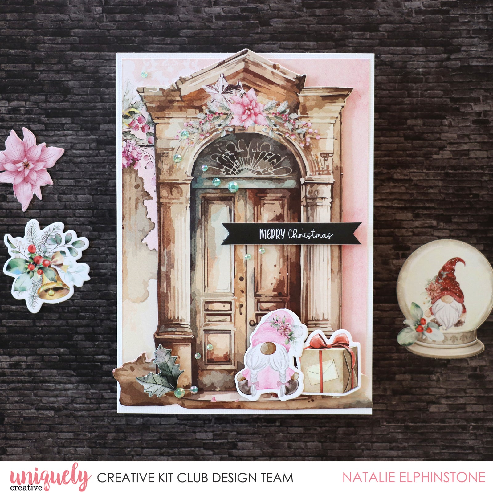 Merry Christmas Door - Natalie Elphinstone