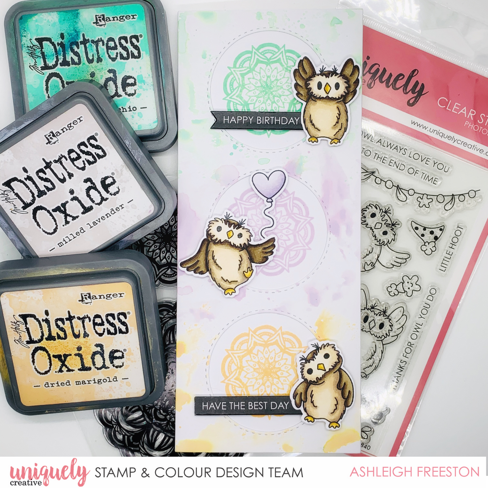 Happy Birthday Slimline - Ashleigh Freeston