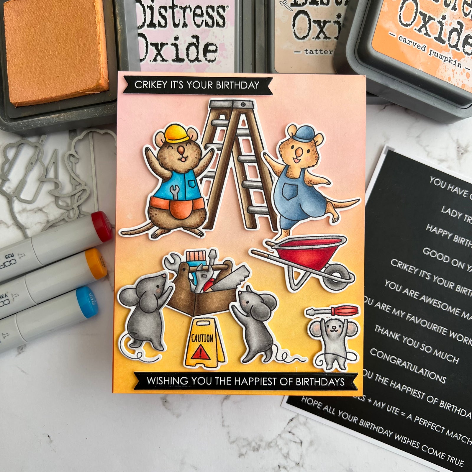 Crikey It's Your Birthday Tutorial - Kary Lim