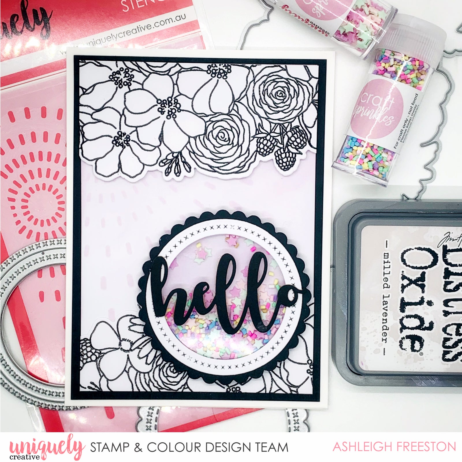 Hello Card - Ashleigh Freeston