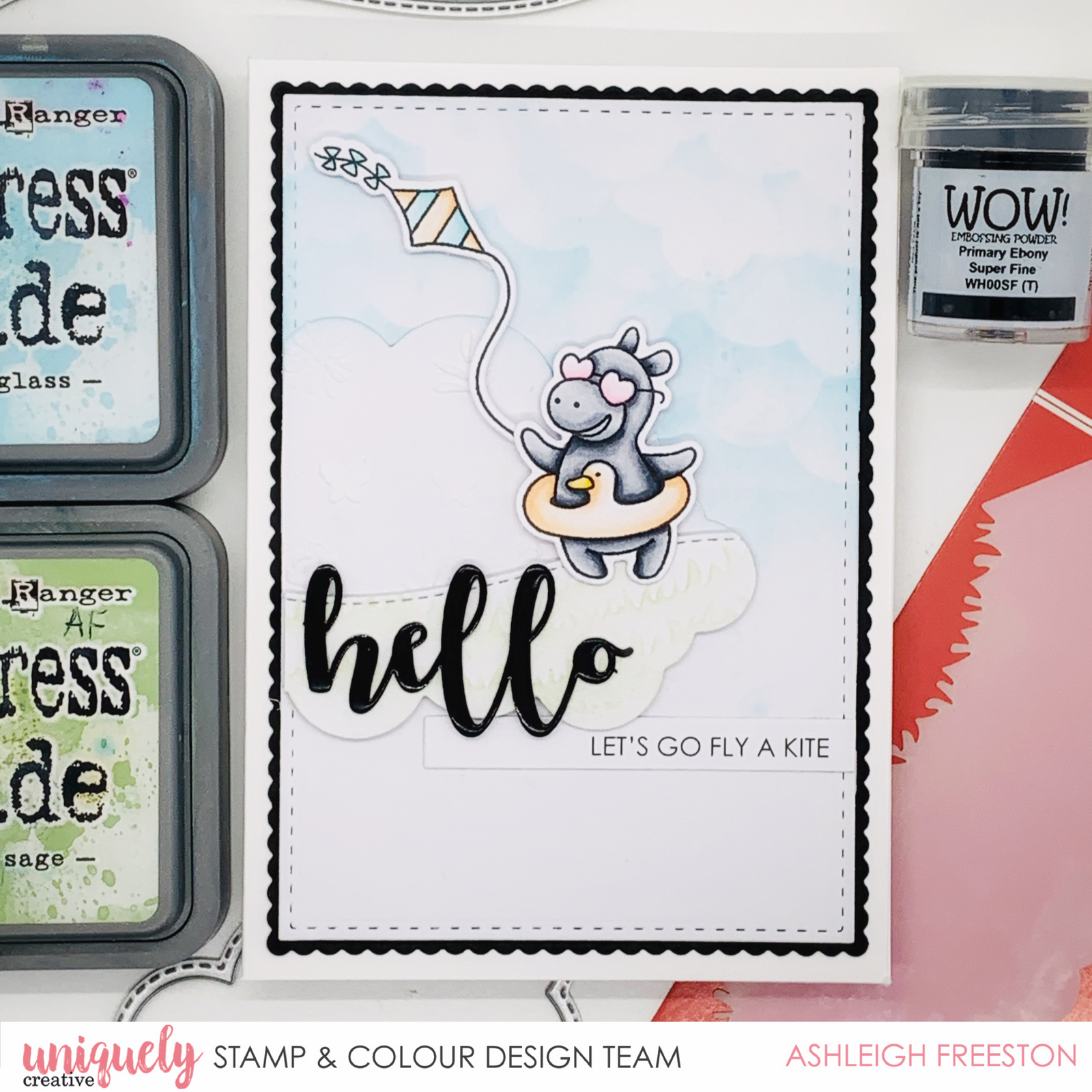 Let's Go Fly A Kite Tutorial + Bonus - These Days Are The Best - Ashleigh Freeston