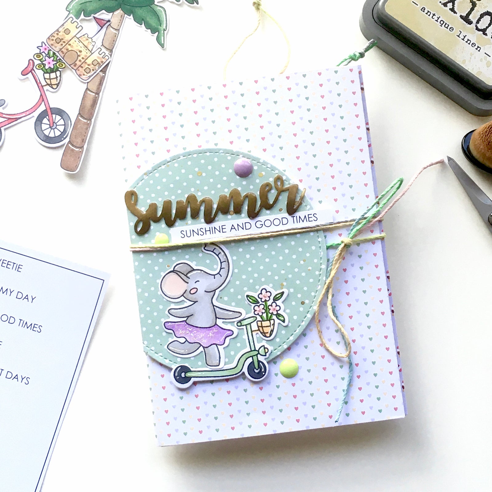 Summer Mini Flip Album Tutorial - Vita Thai