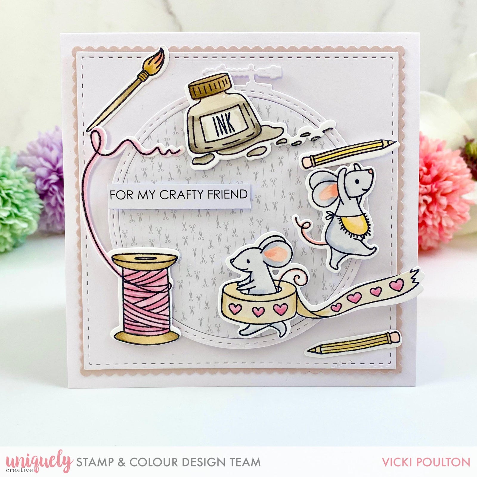 For My Crafty Friend + Bonus Card - Vicki Poulton