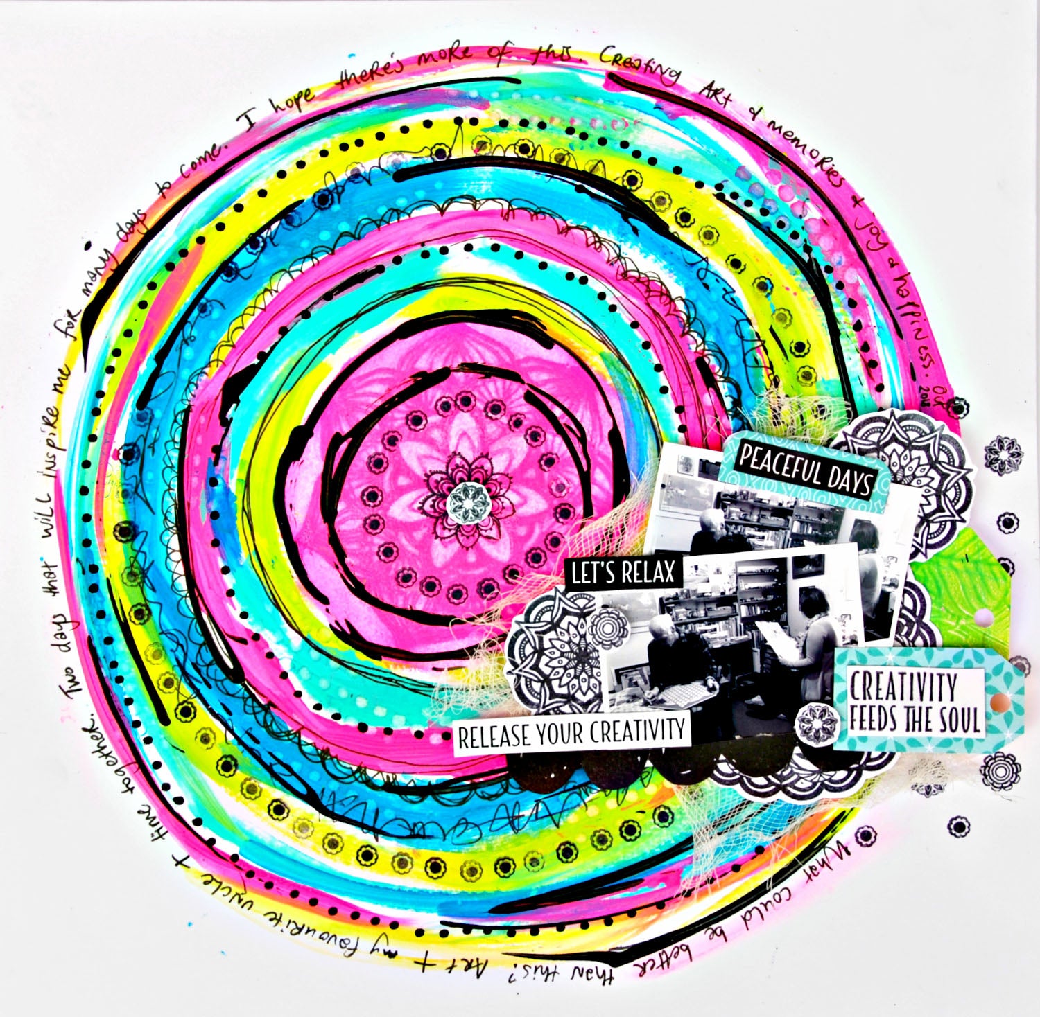 Release your Creativity Layout Tutorial - Tammy Klingner