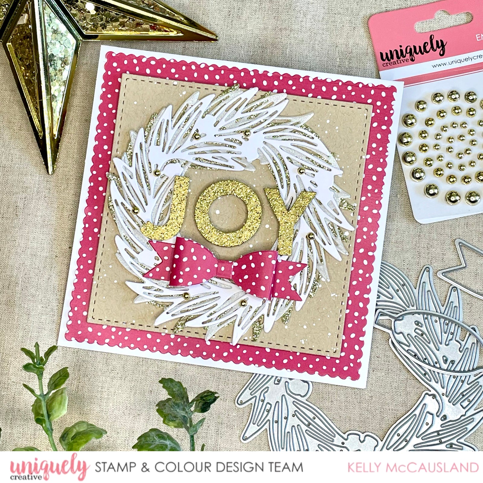 Christmas Joy Tutorial - Kelly McCausland