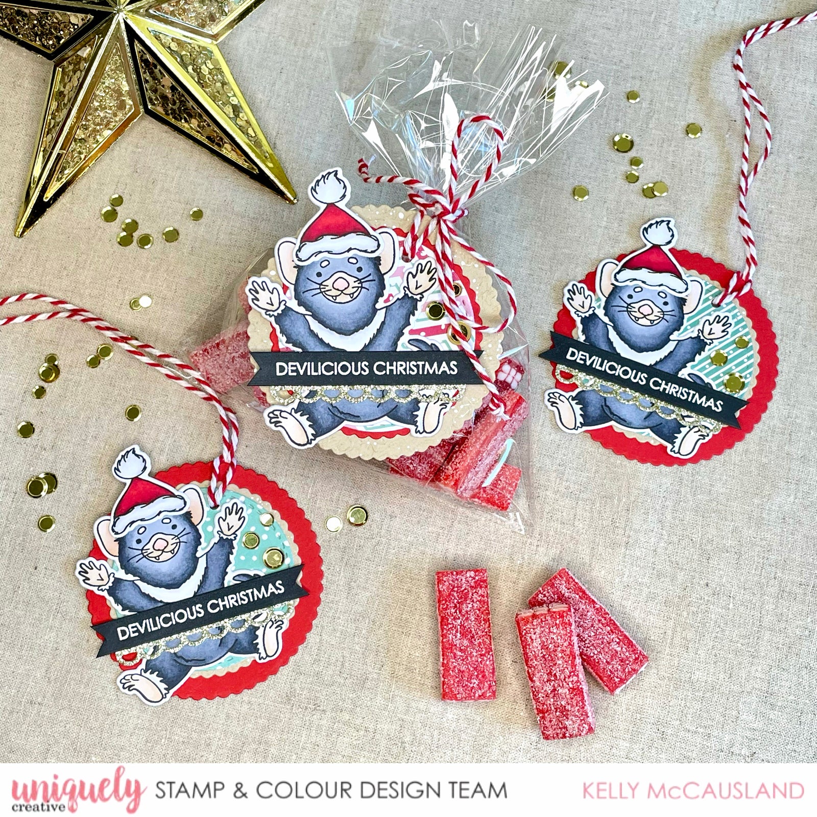 Devilicious Christmas Tags - Kelly McCausland