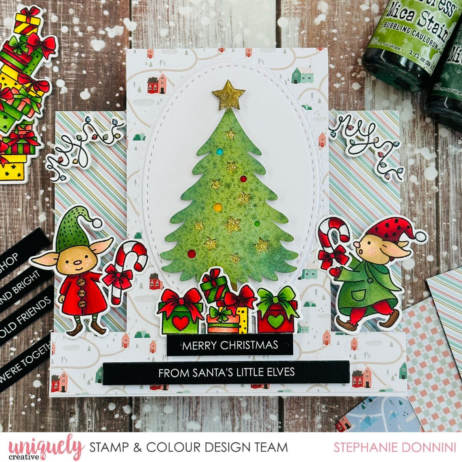 Zig-Zag Step Card Tutorial - Stephanie Donnini