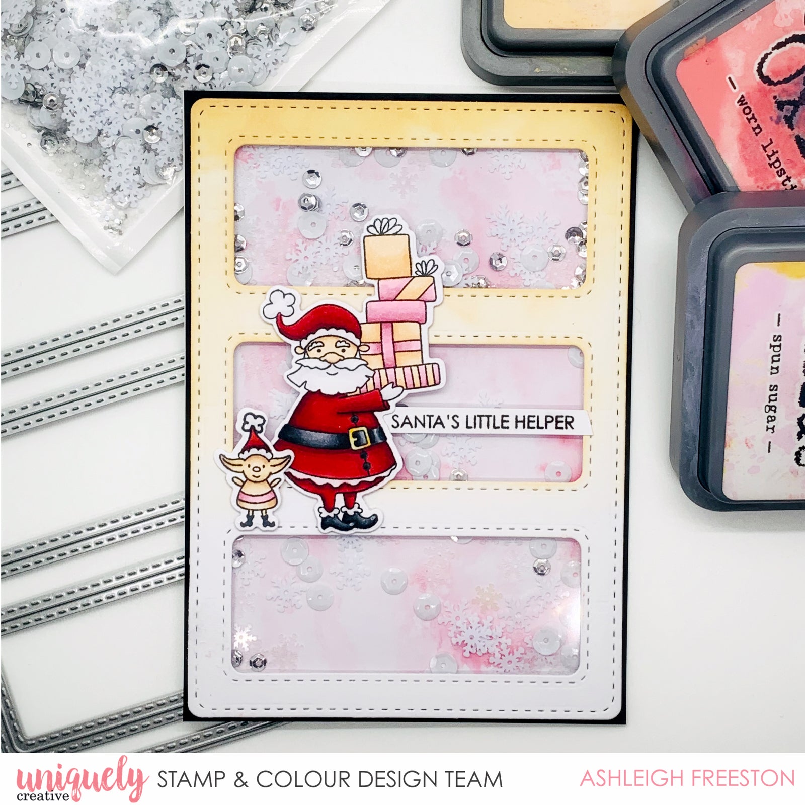 Naughty or Nice Tutorial - Ashleigh Freeston