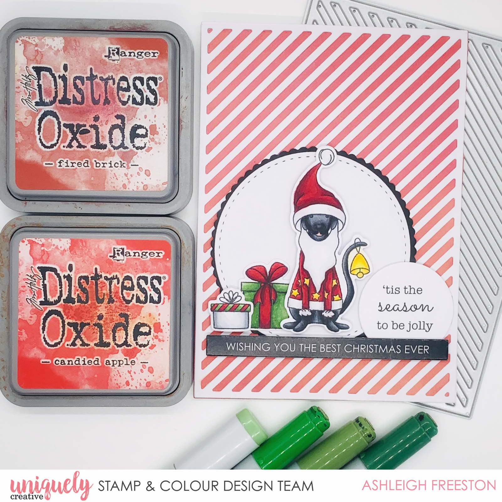 Tis The Season To Be Jolly Tutorial - Ashleigh Freeston