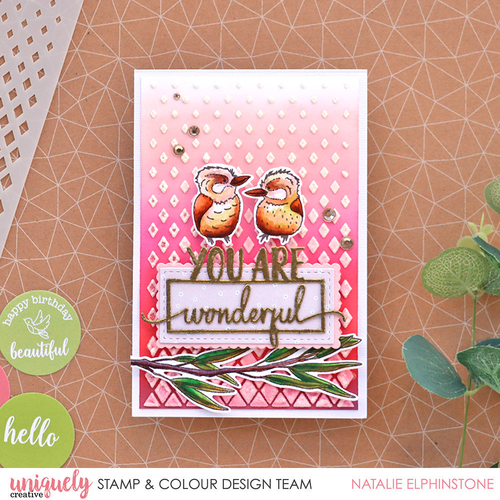 You Are Wonderful Tutorial - Natalie Elphinstone