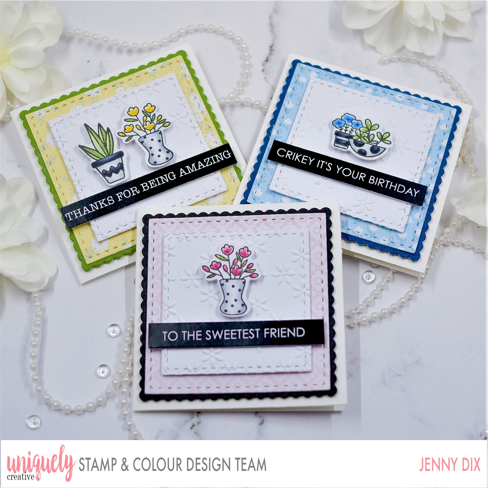 Sweet Spring Gift Cards - Jenny Dix