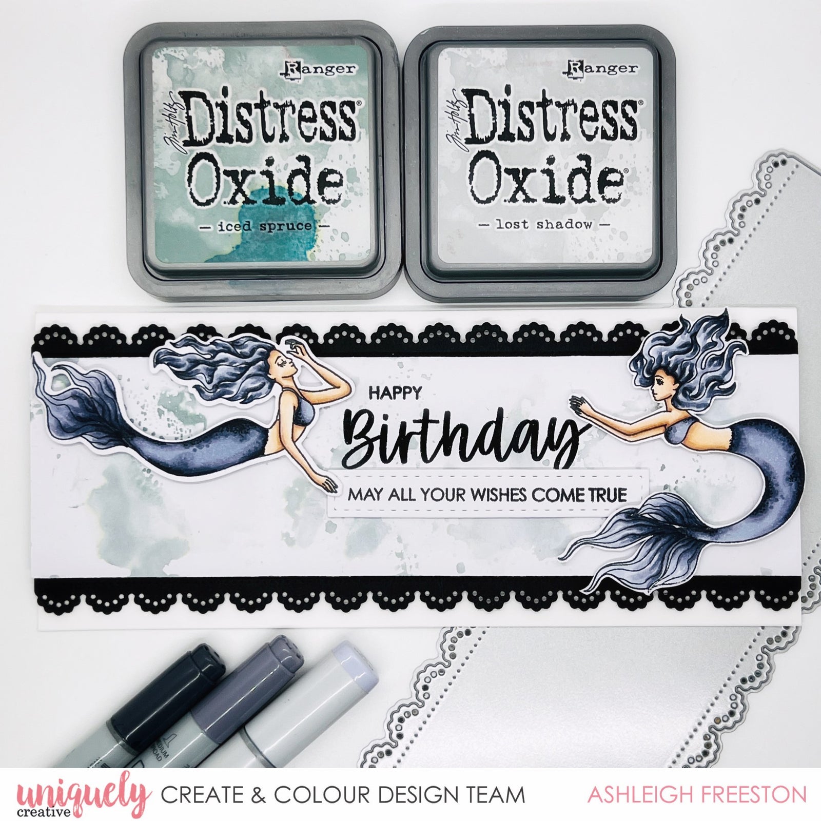 Happy Birthday Slimline + Bonus Card - Ashleigh Freeston