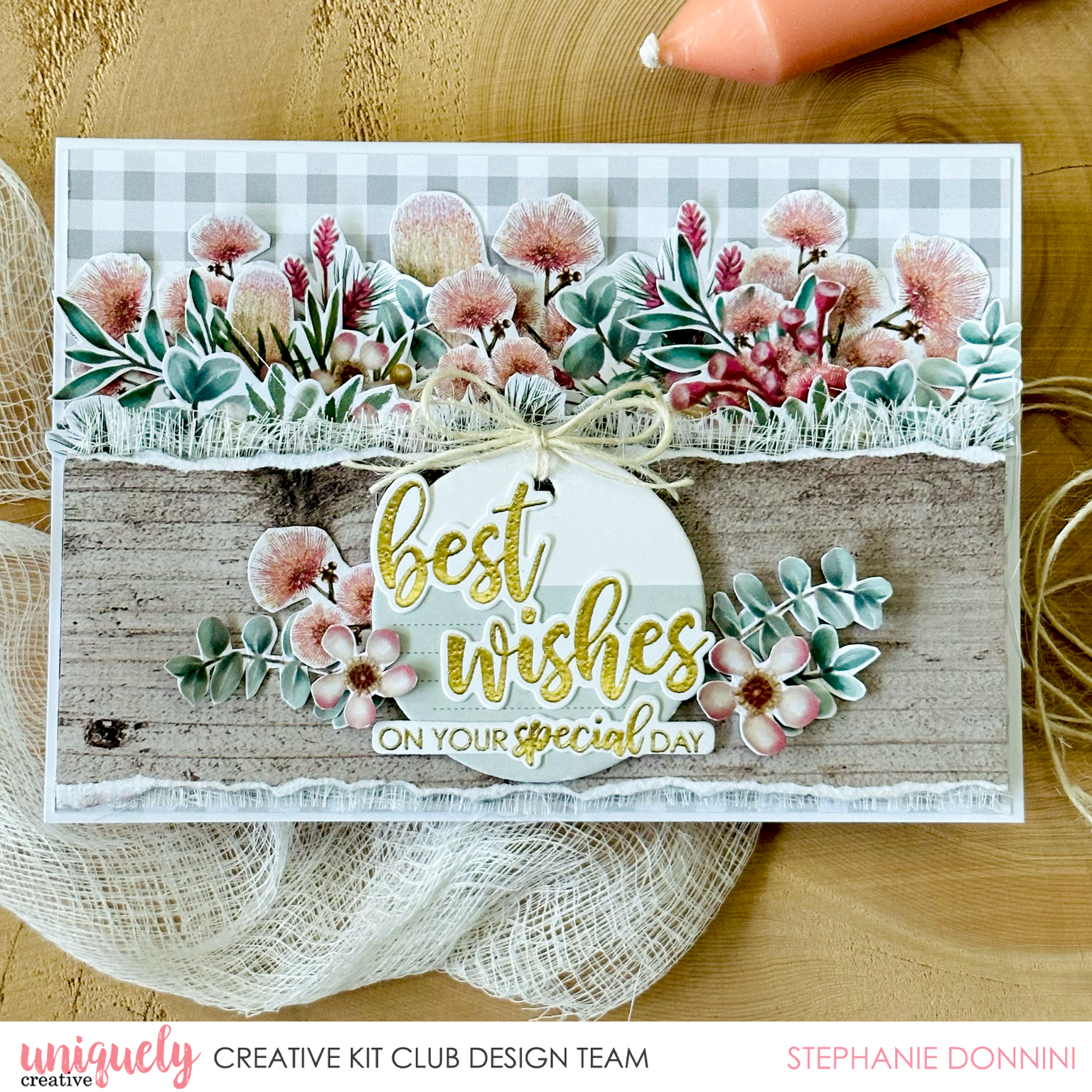 Best Wishes Tutorial - Stephanie Donnini