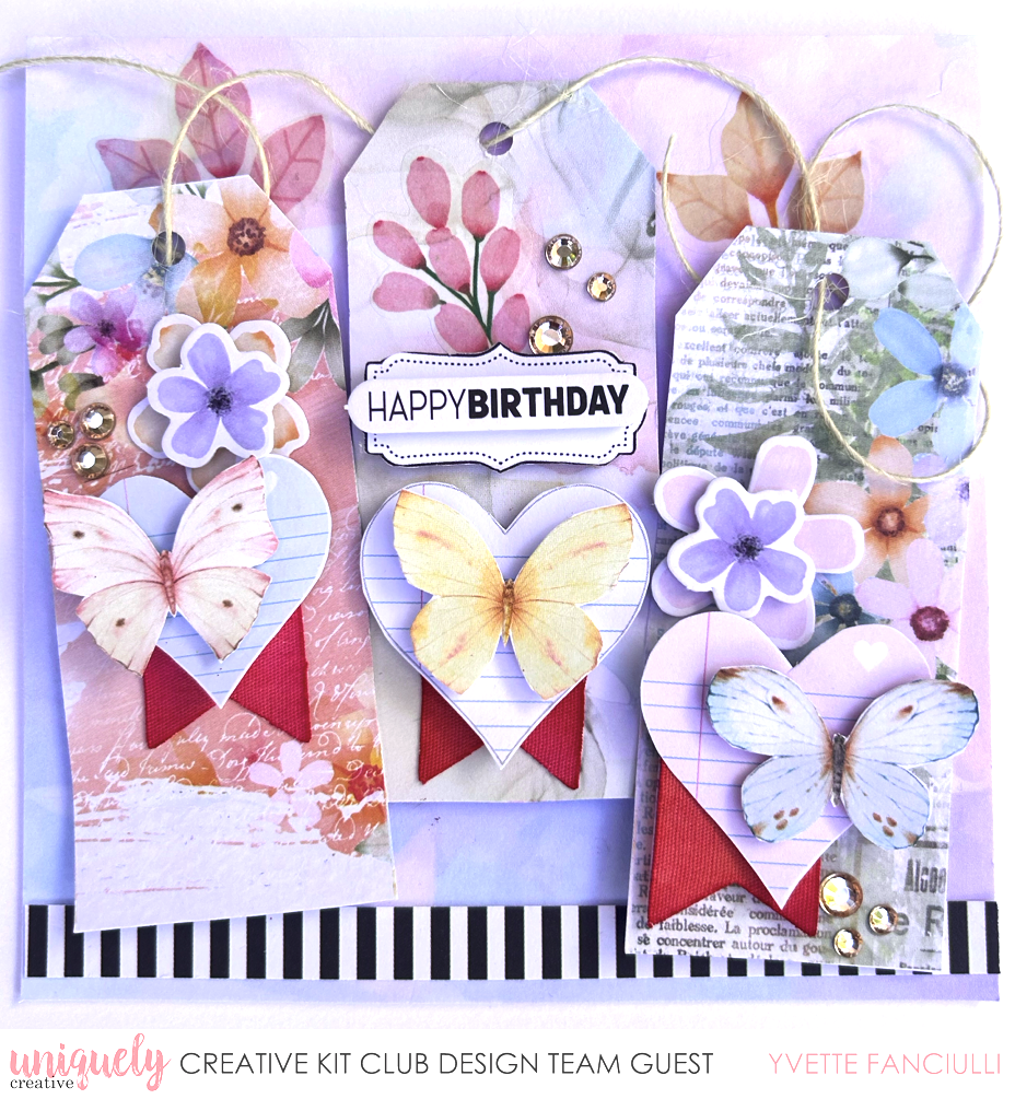 BIRTHDAY TAGS CARD - YVETTE FANCIULLI