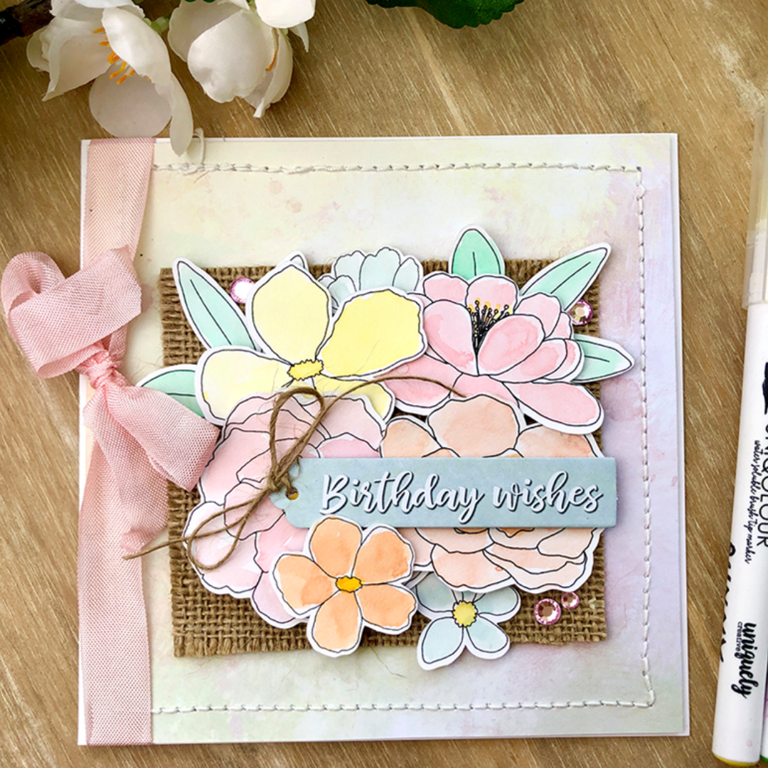 Watercolour Flowers - Yvette Fanciulli