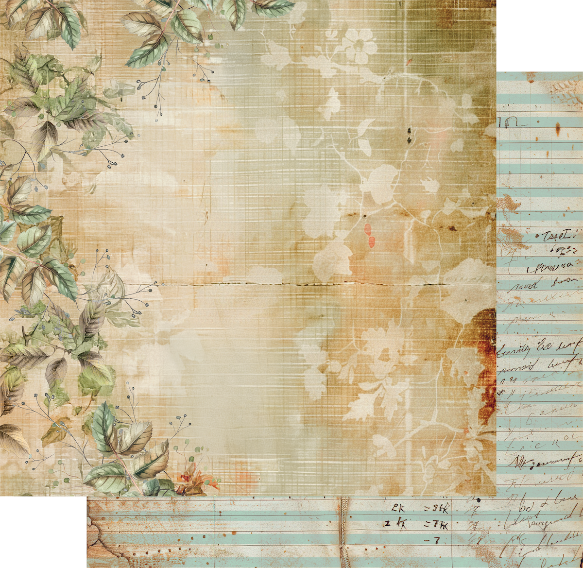 Illustrated Foliage Paper