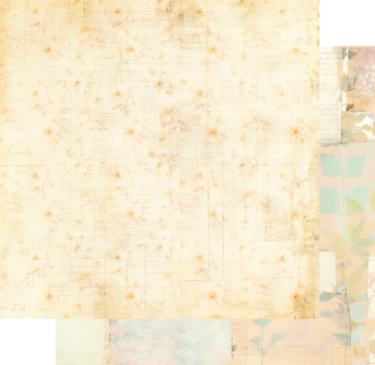 Pressed Flowers Paper