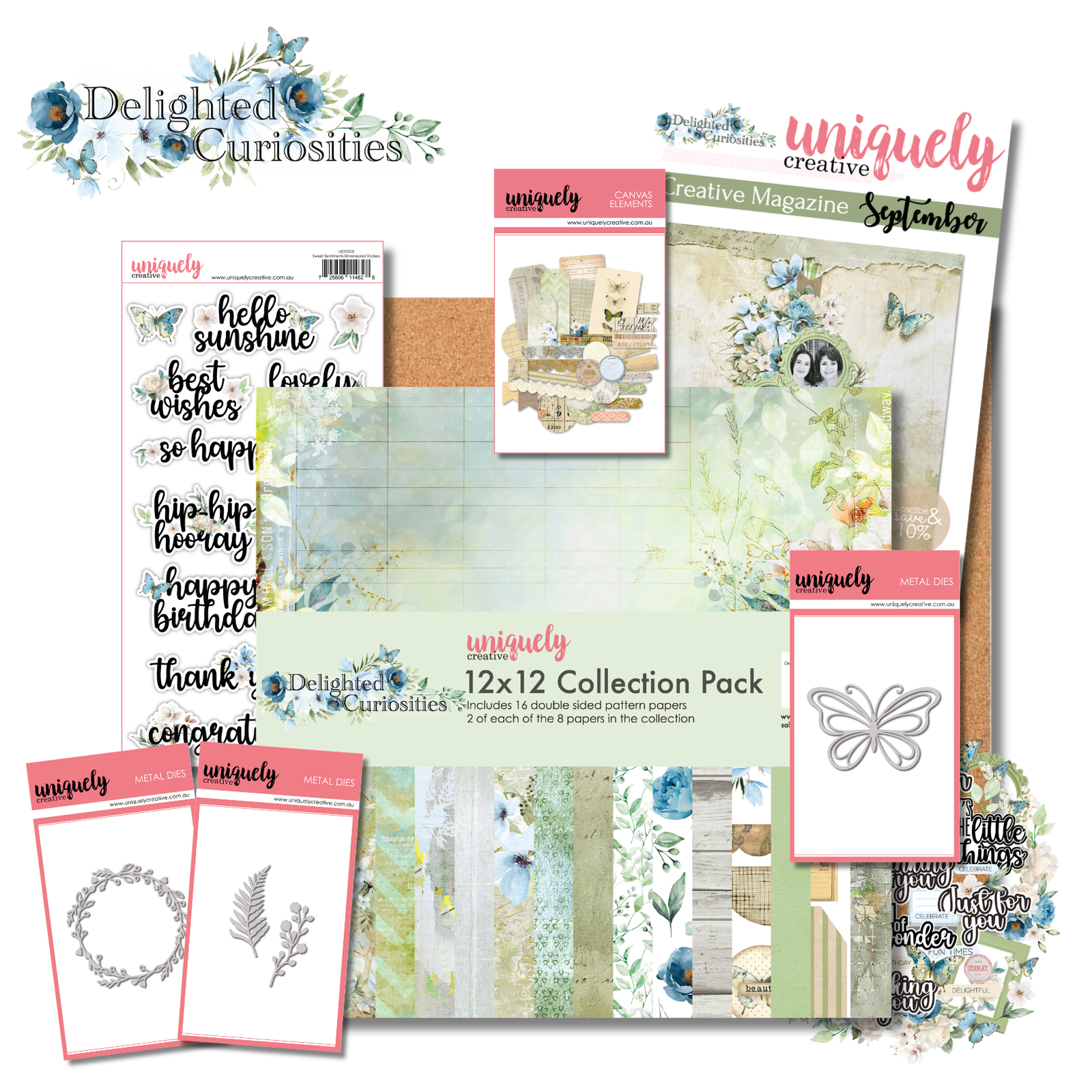 Delighted Curiosities Creative Kit + Add-On Dies