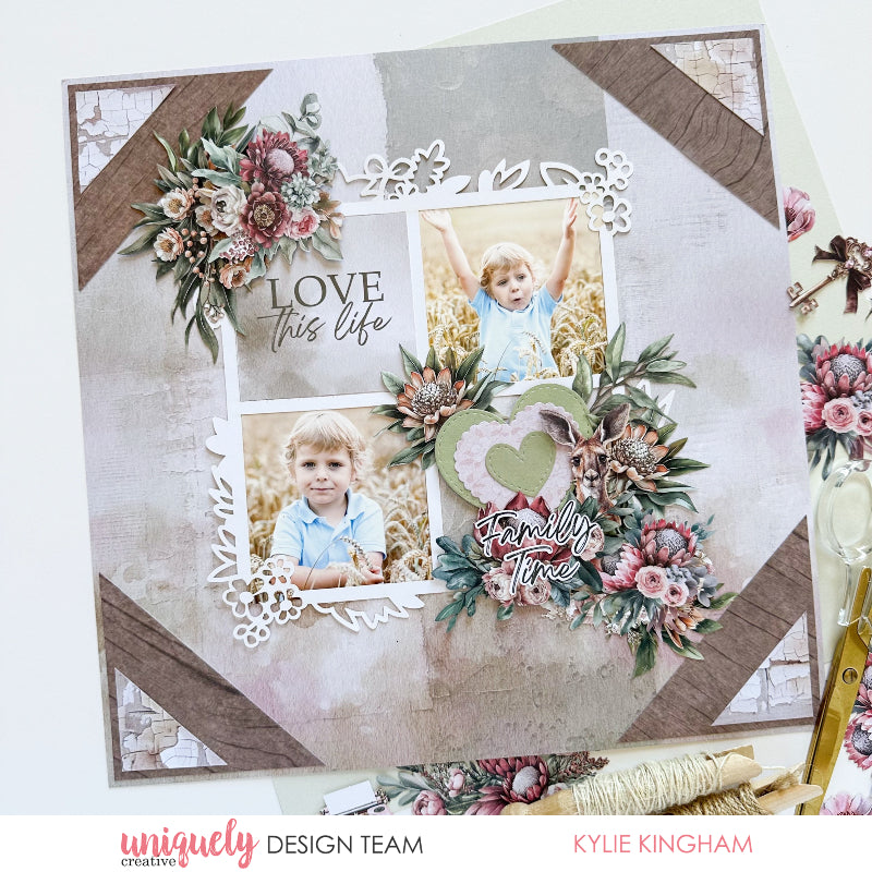 Paperbark Blooms Frame Overlay