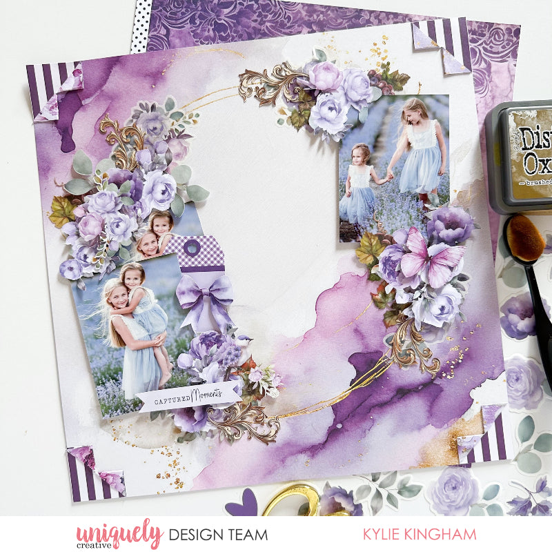 Gold & Amethyst Paper