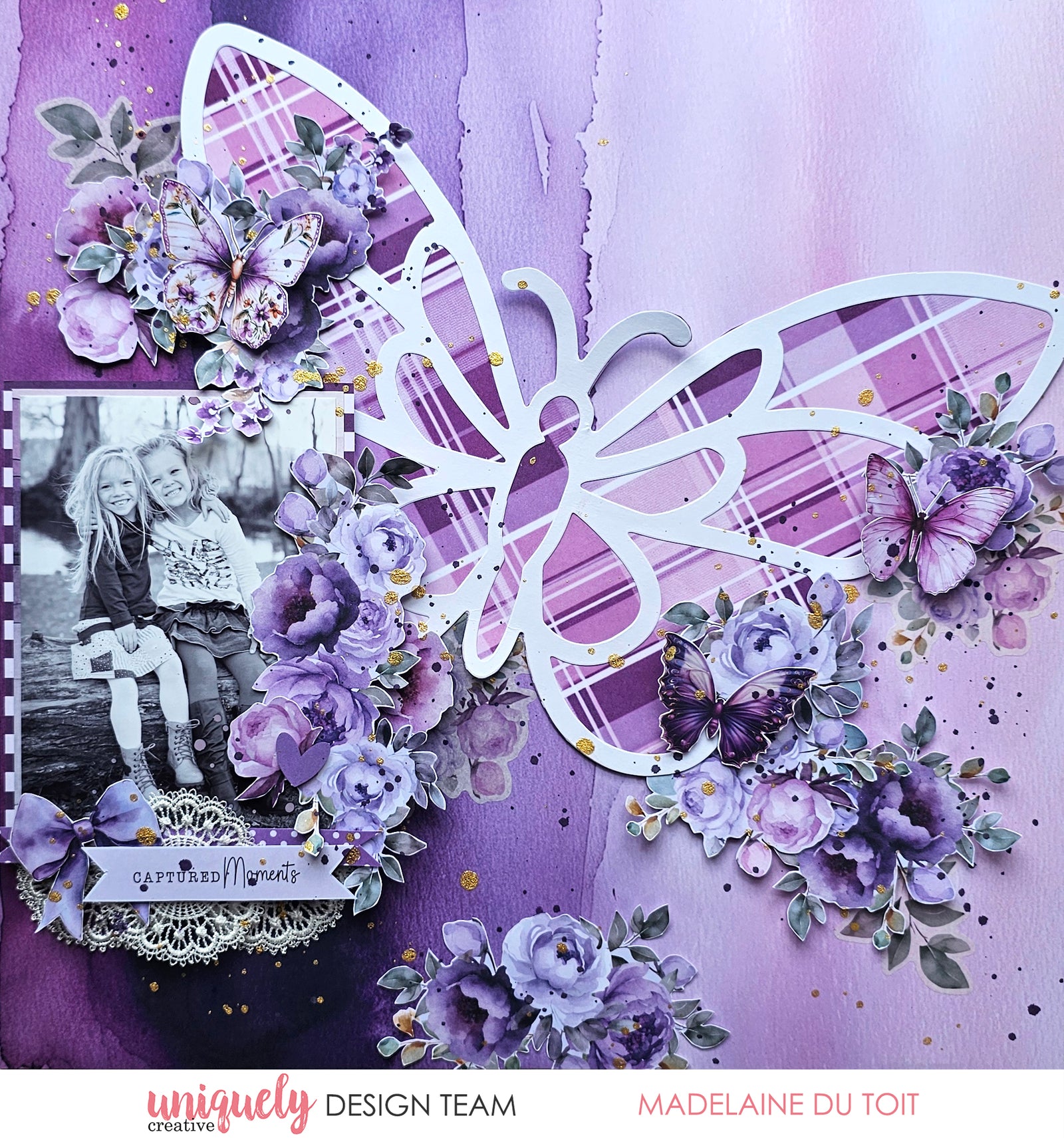 Layers of Lilac Paper